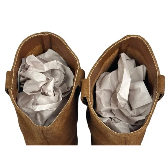 Steve Madden Romney Brown Suede Pull On Booties Womens Size 8.5M New $160 - Picture 9 of 12